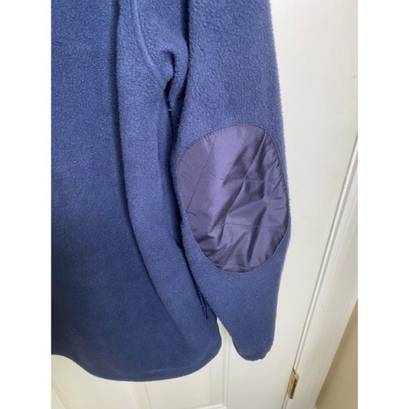 Chaps men’s Navy-Blue fleece coat/jacket, size large - Picture 5 of 6